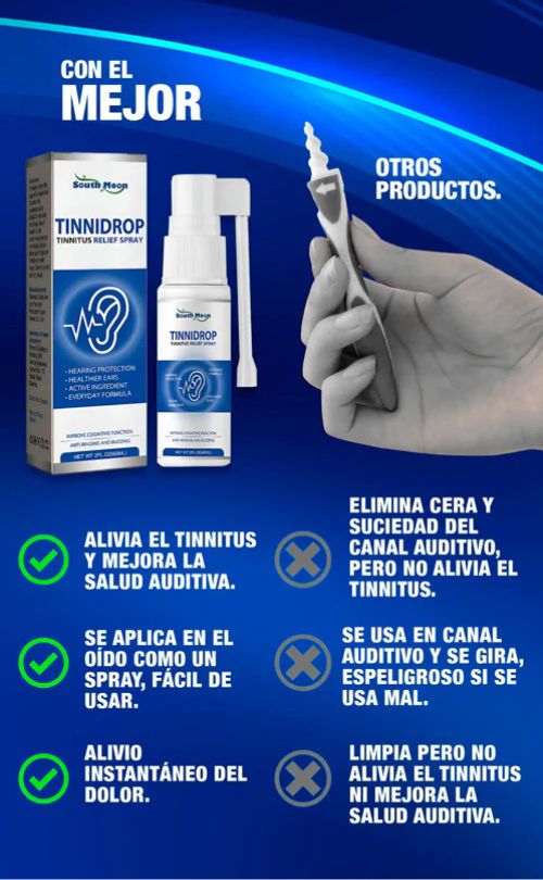 TINNIDROP: RECUPERA EL SILENCIO Y LA PAZ MENTAL QUE EL ZUMBIDO TE ARREBATÓ