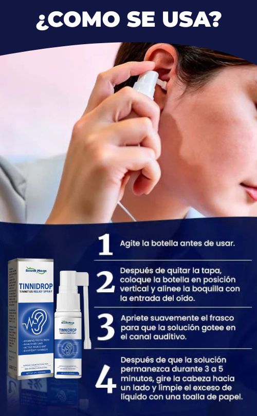 TINNIDROP: RECUPERA EL SILENCIO Y LA PAZ MENTAL QUE EL ZUMBIDO TE ARREBATÓ